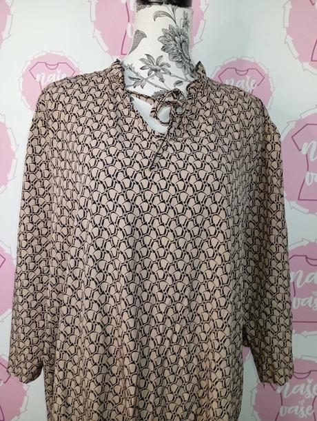 Ľahké vzorované šaty, xxxl