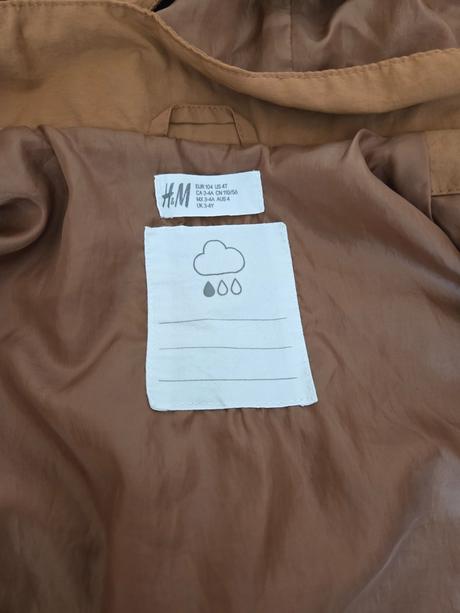 Prechodná vetrovka, h&m,104