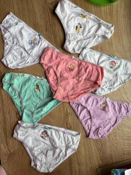 Nohavicky disney princess 116 7 ks, disney,116