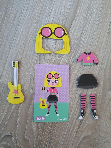 Magnetická kniha janod obliekanie,