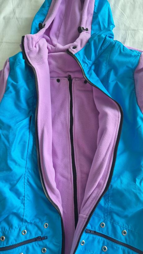 Nosicska bundicka/vesta fleece + sustiak velk.m, ladybug