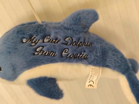 Zberateľský plyšový delfín aqua di mare chorvátsko, 