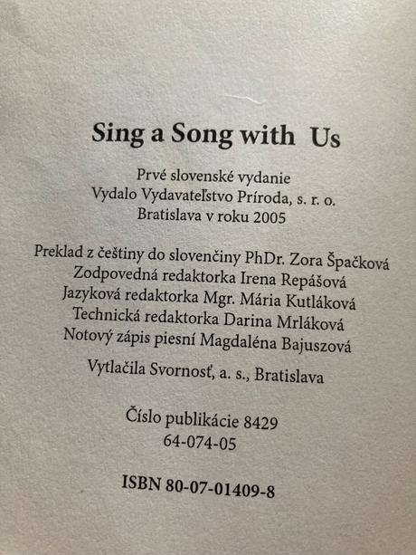 Sing a song with us (2005), 