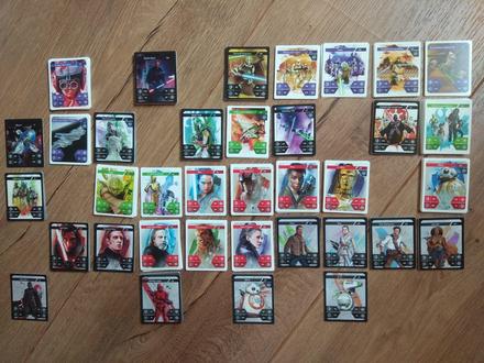 Obycajne karticky star wars z kauflandu,