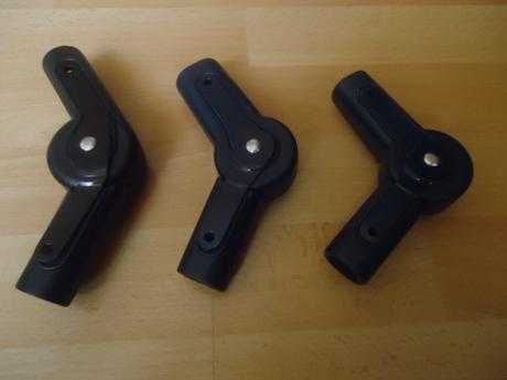 Nepoužité náhradné kĺby na rukoväte kočíka, 