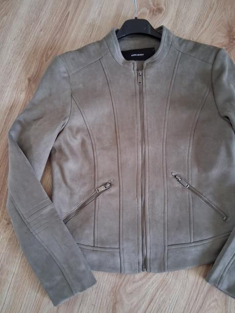 Semišová bunda, vero moda,s