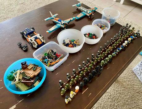 Lego panáčikovia + zbrane, 