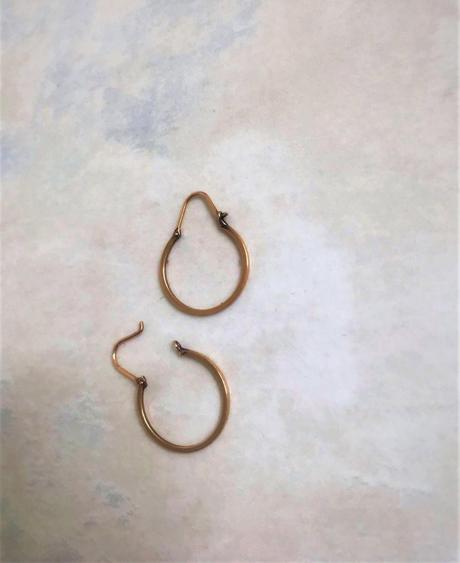 Zlaté náušnice - kruhy, 