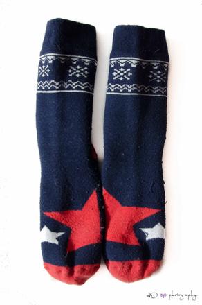 Teplé ponožky do lyžiarok v.30-38, 30