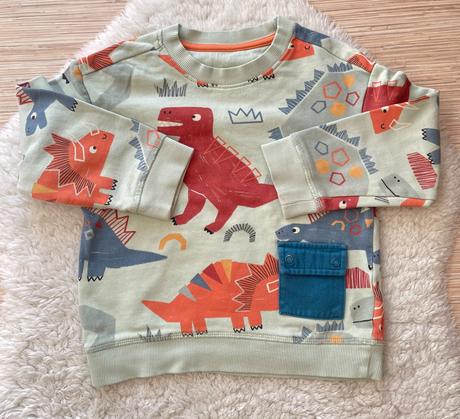 Zelenkasta suprava dinosaury 104, mothercare,104