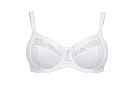 Biela podprsenka bez push up, 75b / 80b