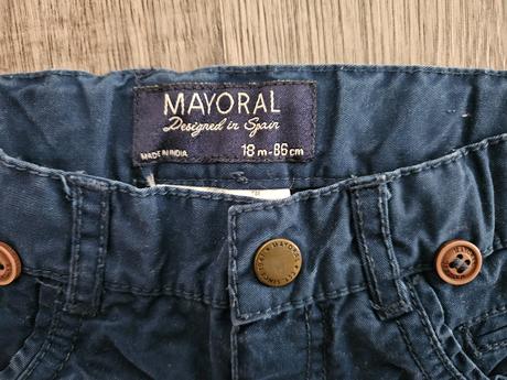 Mayoral modré nohavice 86, mayoral,86