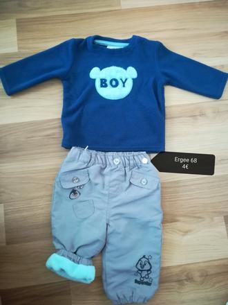 Zateplené nohavice, ergee,68