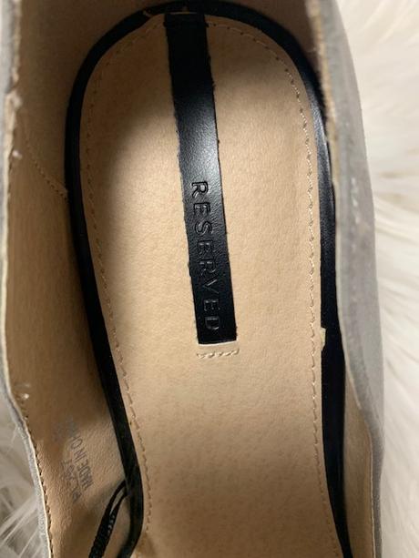 Semišové sivé lodičky značky reserved, reserved,40