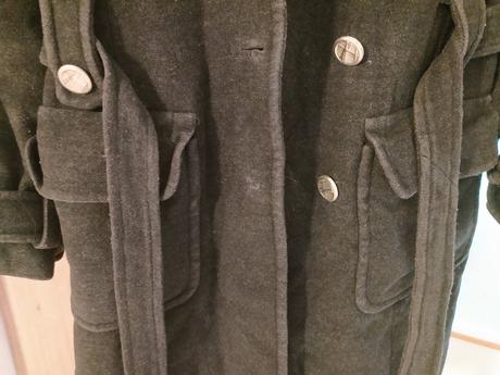 Kabát zimný čierny dámsky kašmír /+ zľava možná/, s