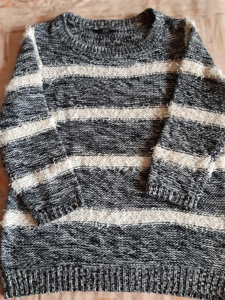 Pulóver s pásikmi, f&f,36