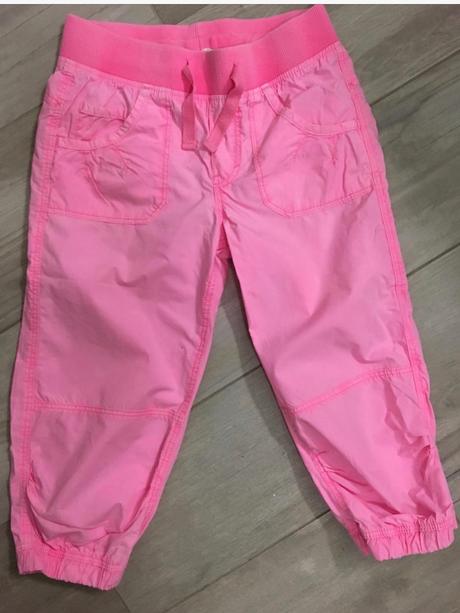 3/4 letné šortky, h&m,128