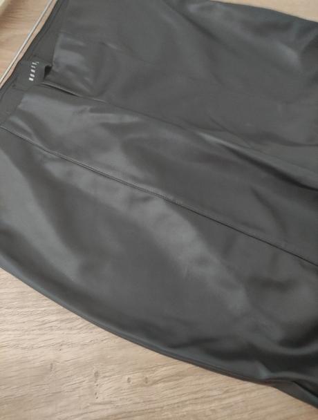 Čierne koženkove nohavice, mohito,l