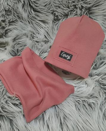 Set bavlneny pudrovej farby, max do 4 rokov, 104