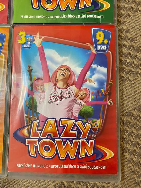 Detské dvd 1 5 6 9 lazy town,