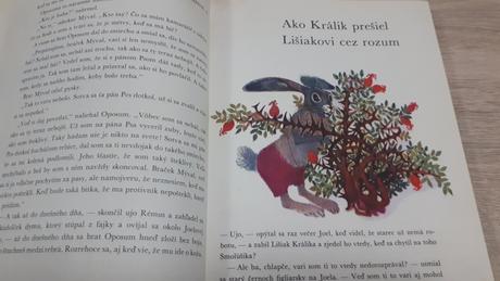 Retro stará kniha rozprávky uja rémusa, 