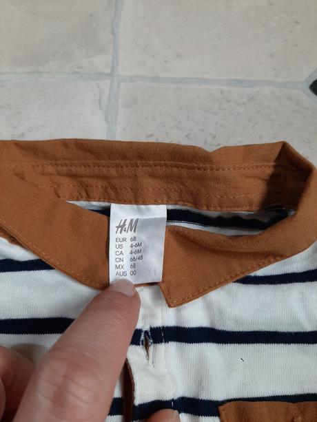 Elegantné body, h&m,68