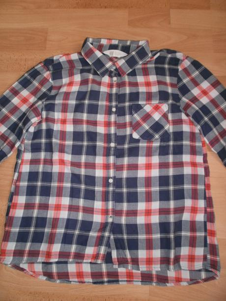 Károvaná košeľa, h&m,158