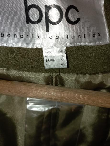 Dámsky flauš kabat, bonprix,54