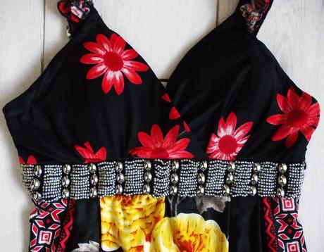 Kvetinové šaty azaka, xs