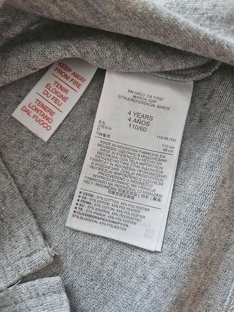 Tričká 3ks, gap,110