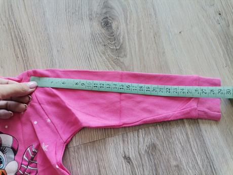 Dievčenska ružová mikina, 92