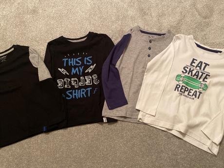 Detské trička dlhy rukáv, lupilu,104