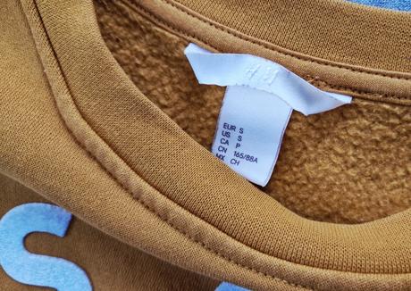 Horčicová mikina les arcs france 1978, h&m,s