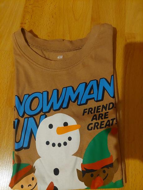 Vianocne tricko, h&m,110