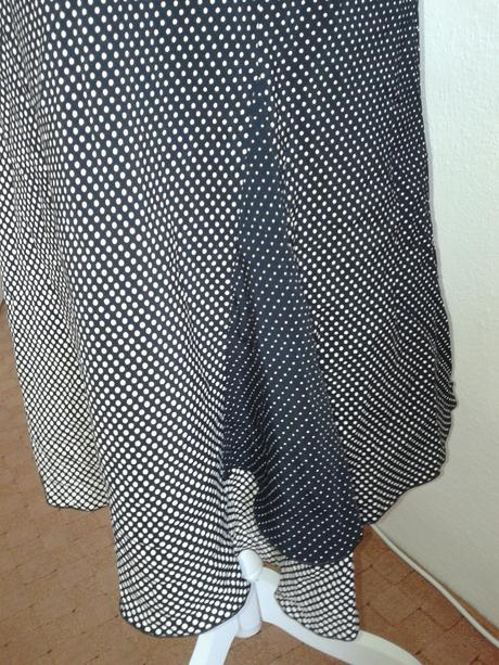 Čierno biele bodkované šaty veľ. 38, 38