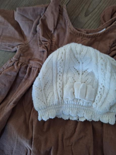Jesenné saty plus pančušky a ciapka h&m, h&m,86