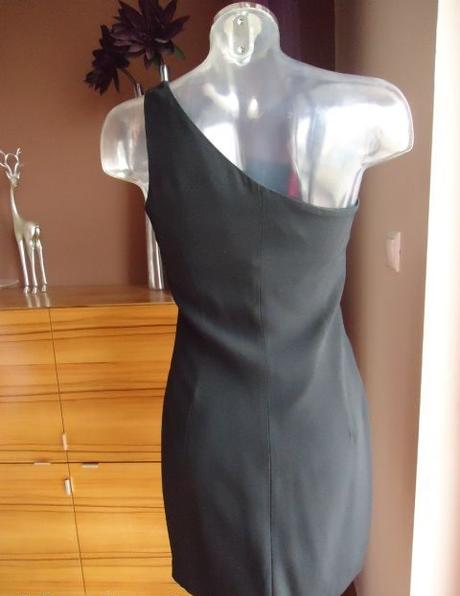 Karen millen elegantné asymetrické mini šaty, s