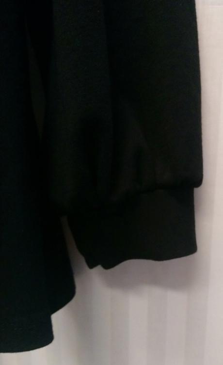 Dámska elastická čierna mikina, eloquii, xxl/xxxl, xxxl