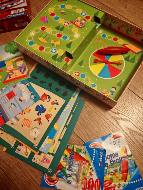 Hra - doma a v škôlke, 