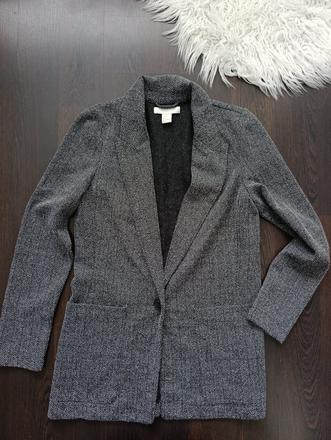 Predĺžené h&m sako, h&m,xs