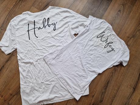 Trička pre pár/novomanželov, m / xl