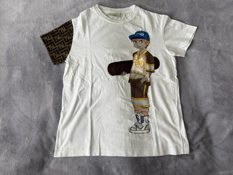 Tričko fendi skateboard, 152