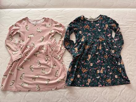 Dievčenské šaty, h&m,128