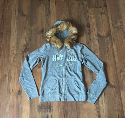 Mikina hollister kožušina, hollister,m