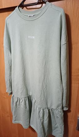 Damske mätové mikinove šaty xxl, c&a,xxl