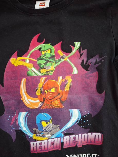 Cierne tricko ninjago, lego,122