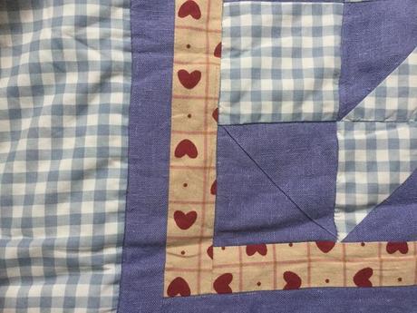 Vatovana patchwork deka/podlozka na zem ako nova,