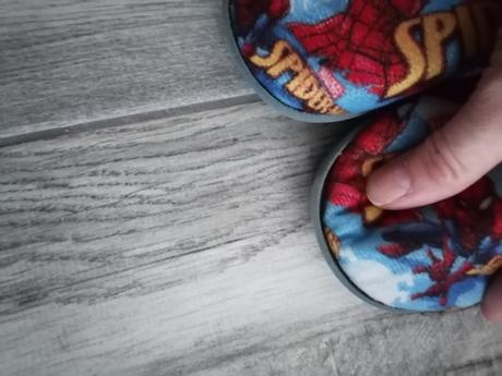 Teplé papučky spiderman - 28 + ortopedické vložky, 28