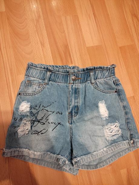 Dievčenské krátke nohavice, 158