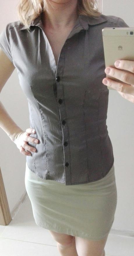 Pásikavá košeľa, s